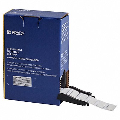 BRADY BM500175312 Sleeve Polyolefin White 1 3/4 W
