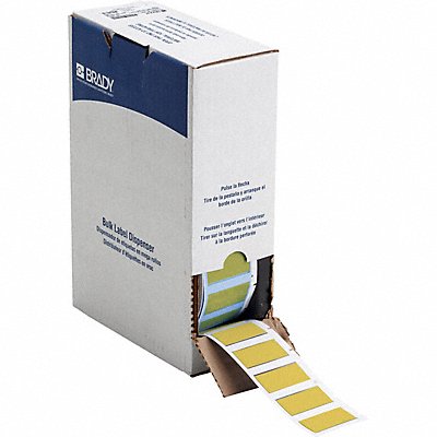 BRADY BM500175342YL Sleeve 1 3/4 in W 27/32 in H Die-cut