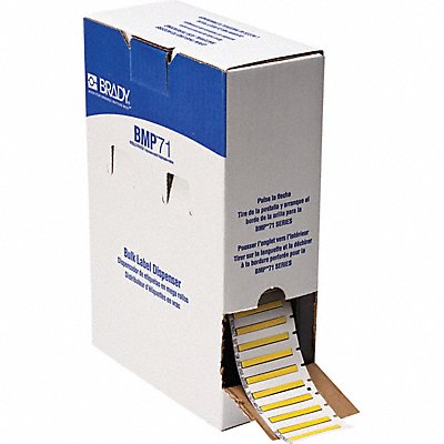 BRADY BM094175342YL Sleeve 1 3/4 in W 3/16 in H Die-cut