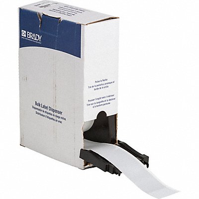 BRADY BM7C2000584WT Label 2 in W Outdoor White