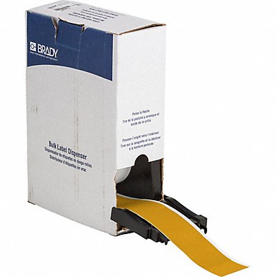 BRADY BM7C2000584YL Label 2 in W Outdoor Yellow