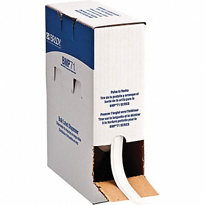 BRADY BMC375498 Label 3/8 in W Indoor White