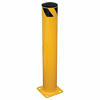 GRAINGER BOL3655 Bollard 36 in H Yellow Carbon Steel