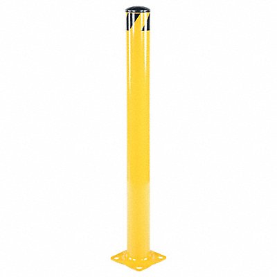 VESTIL BOL4845 Steel Pipe Safety Bollard - Yellow
