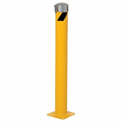 GRAINGER BOLJKS4245 Bollard 42 in H Yellow Carbon Steel