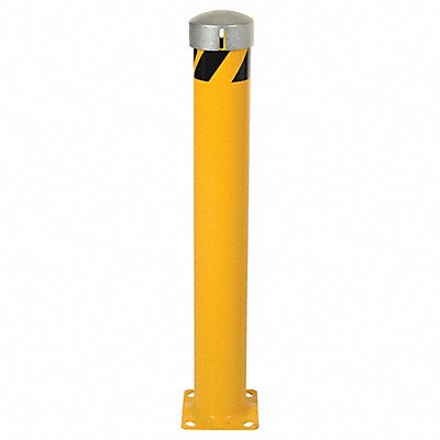 GRAINGER BOLJKS4255 Bollard 42 in H Yellow Carbon Steel