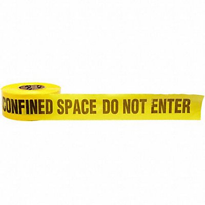 GRAINGER 91257 Barricade Tape Yellow 1 000 ft L 3 in