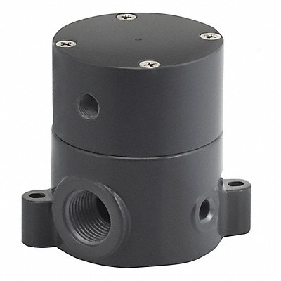 PLAST-O-MATIC BSDA075TNCPV Shut-Off Valve Pneumatic 3/4 in FNPT