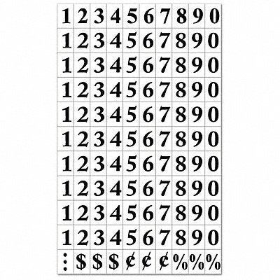 MASTERVISION KT2020 Magnetic Numbers Black