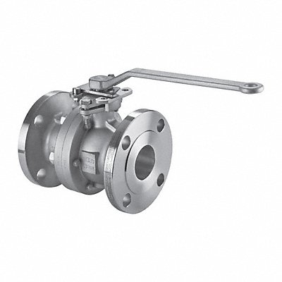 KECKLEY BVF2RF4FSSRGSL200 Manual 2-Way Ball Valve Flange 316 SS