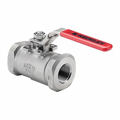 KECKLEY BVS6THFSSPGSL100 Manual 2-Way Ball Valve NPT 316 SS