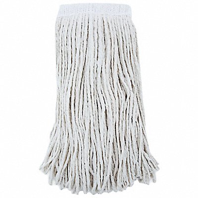 UNISAN UNS324C Saddleback Mop Head White Cotton PK12