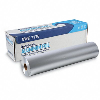 GRAINGER V01982 Aluminum Foil Roll 1000ft L 18in W Heavy