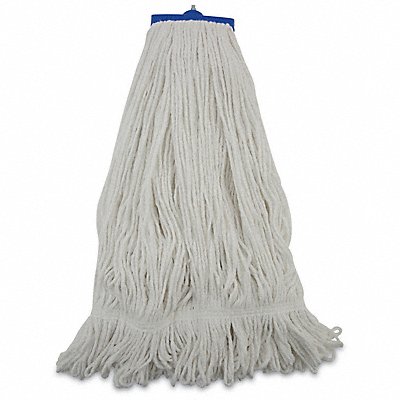 UNISAN UNS824R Flat Mop Head White Rayon PK12