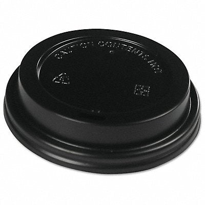 GRAINGER BWKHOTBL1020 Disp Hot Cup Lid 10oz-20oz Black PK1000