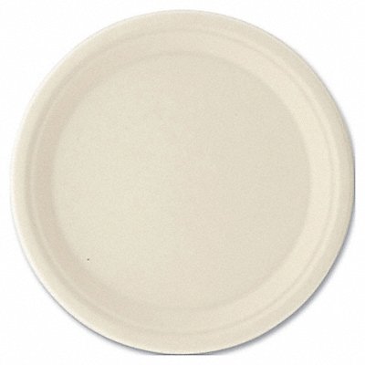 GRAINGER PL10BWNPFA Disposable Fiber Plate 10 dia Tan PK500