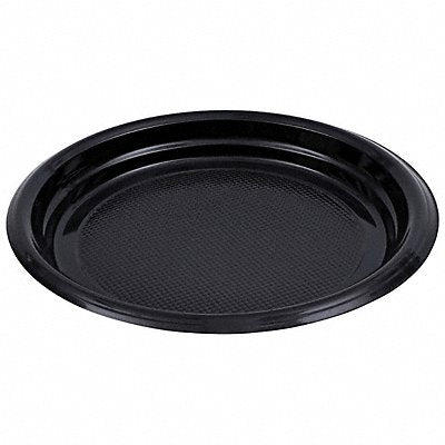 BOARDWALK BWKPLTHIPS9BL Disp Plastic Plate 9 in Black PK500