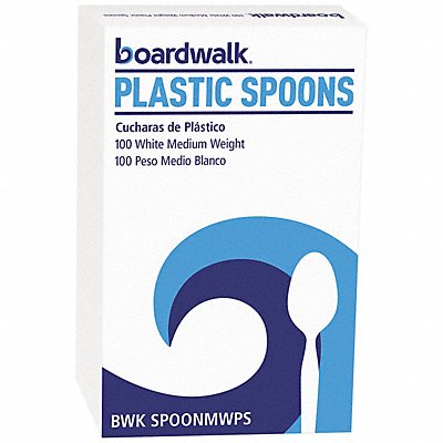 GRAINGER BWKSPOONMWPS Spoon White Med PK100