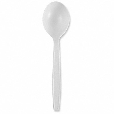 GRAINGER BWKSSHWPPWIW Soup Spoon White Heavy PK1000