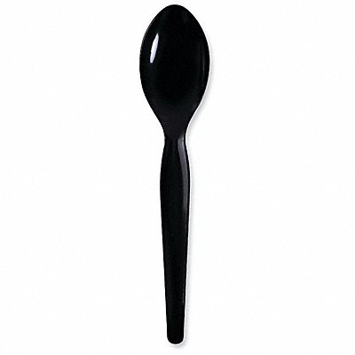 GRAINGER V01857 Disp Spoon Black Heavy PK1000