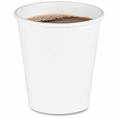 GRAINGER BWKWHT10HCUP Disp Hot/Cold Cup 10 oz White PK1000