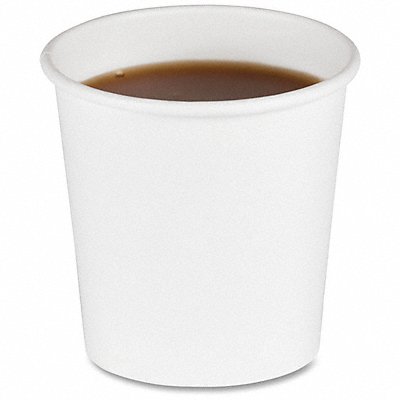 GRAINGER BWKWHT4HCUP Disposable Hot Cup 4 oz White PK1000