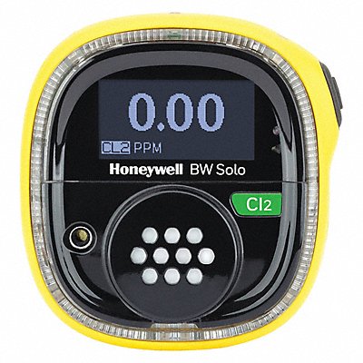 HONEYWELL BWS1CY Single Gas Detector Black/Yellow 2-5/8 H