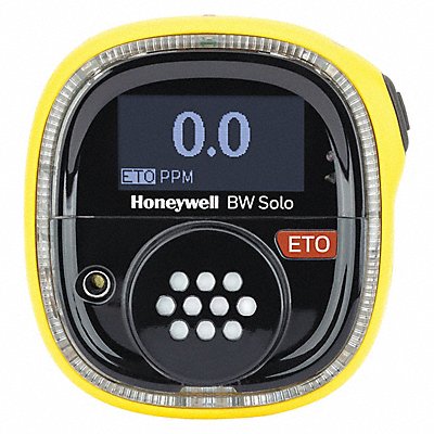 HONEYWELL BWS1EY Single Gas Detector Black/Yellow 2-5/8 H