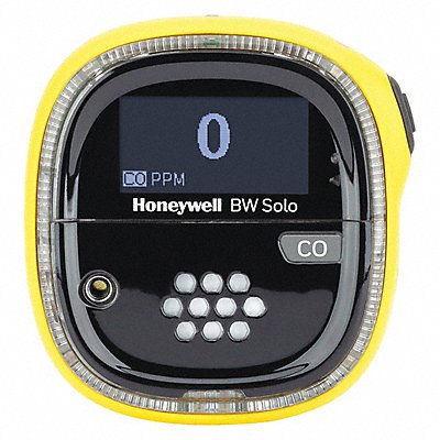 HONEYWELL BWS1MLY Single Gas Detector Black/Yellow 2-5/8 H