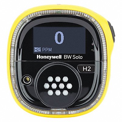 HONEYWELL BWS1RY Single Gas Detector Black/Yellow 2-5/8 H