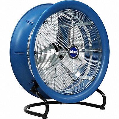 PATTERSON BLUE2200 Floor Fan 21 Blade 3 Speed 115V 1/3 HP