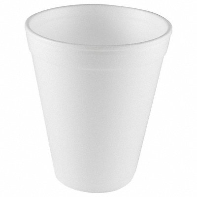 GRAINGER C12A Disposable Hot/Cold Cup 12 oz WH PK1000