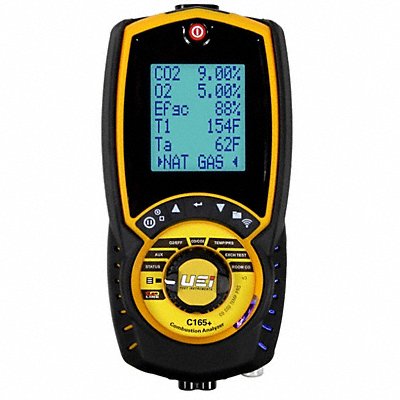 UEI TEST INSTRUMENTS C165NOIL Combustion Analyzer 32to113F 21% v/vO2