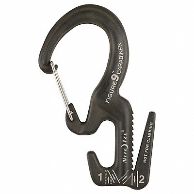 NITE IZE C9L0201 Rope Tightener 150 lb Black 4 1/2 L