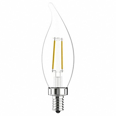 GE LAMPS LED4DFCACC2PK LED Bulb Decorative 4 1/2 in L 3.5 W PK2