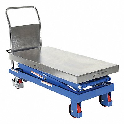VESTIL CART1500DTS Hydraulic Scissor Cart 1.5K 47.5 x 24