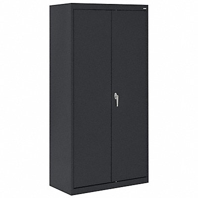 SANDUSKY CAW136247209 Storage Cabinet 72 x36 x24 Black 1Shlv