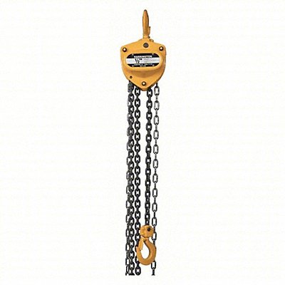 HARRINGTON CB00515SL Handchain Hoist with Safety Hook