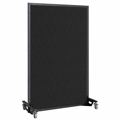 SCREENFLEX CBDR1DXWM Ballistic Screen Divider 78 in H Black