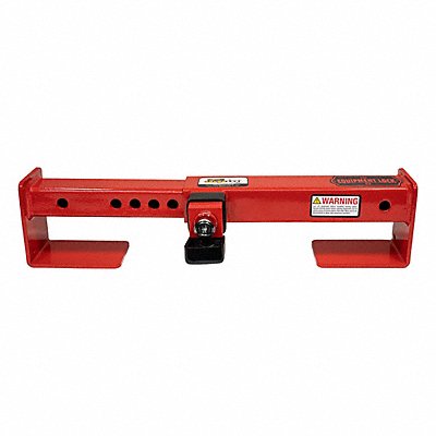 EQUIPMENT LOCK COMPANY CDLockKA Lock Hardened Steel 5 Overall H