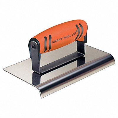 KRAFT TOOL CF907PF Concrete Sidewalk Edger SS 6 L 3/4 Lip