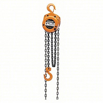 HARRINGTON CF01020SL Handchain Hoist with Safety Hook