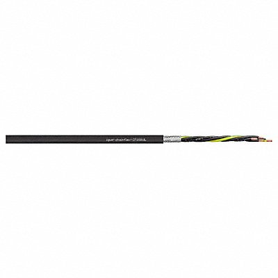 CHAINFLEX CF160UL1003 Run Tray Cable Copper 17 AWG Jet Blk