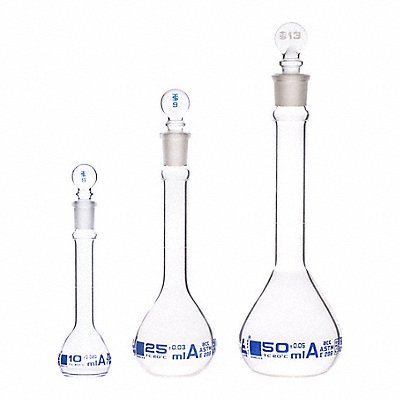EISCO SCIENTIFIC CH196041 Erlenmeyer Flask Set Straight Neck Glass