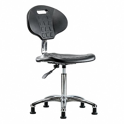 GRAINGER BRCLRTPMBCHCRA0NFRGBLK Erie Poly CR Chair Med Glides Blk