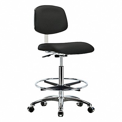 GRAINGER BRCLRVHBCHCRCFCC8540 CR Vinyl Chr High FR Cast Blk