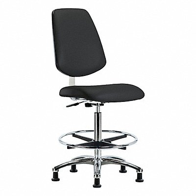 GRAINGER BRCLRVHBCHMBCRCFRG8540 CR Vinyl Chr Hi Md Bk FR Stat Blk