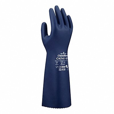 SHOWA CN741XL10 Chemical-Resistant Gloves Blue XL/10 PR