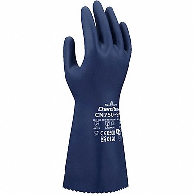 SHOWA CN750XXL11 Chemical-Resistant Gloves Blue 2XL/11 PR