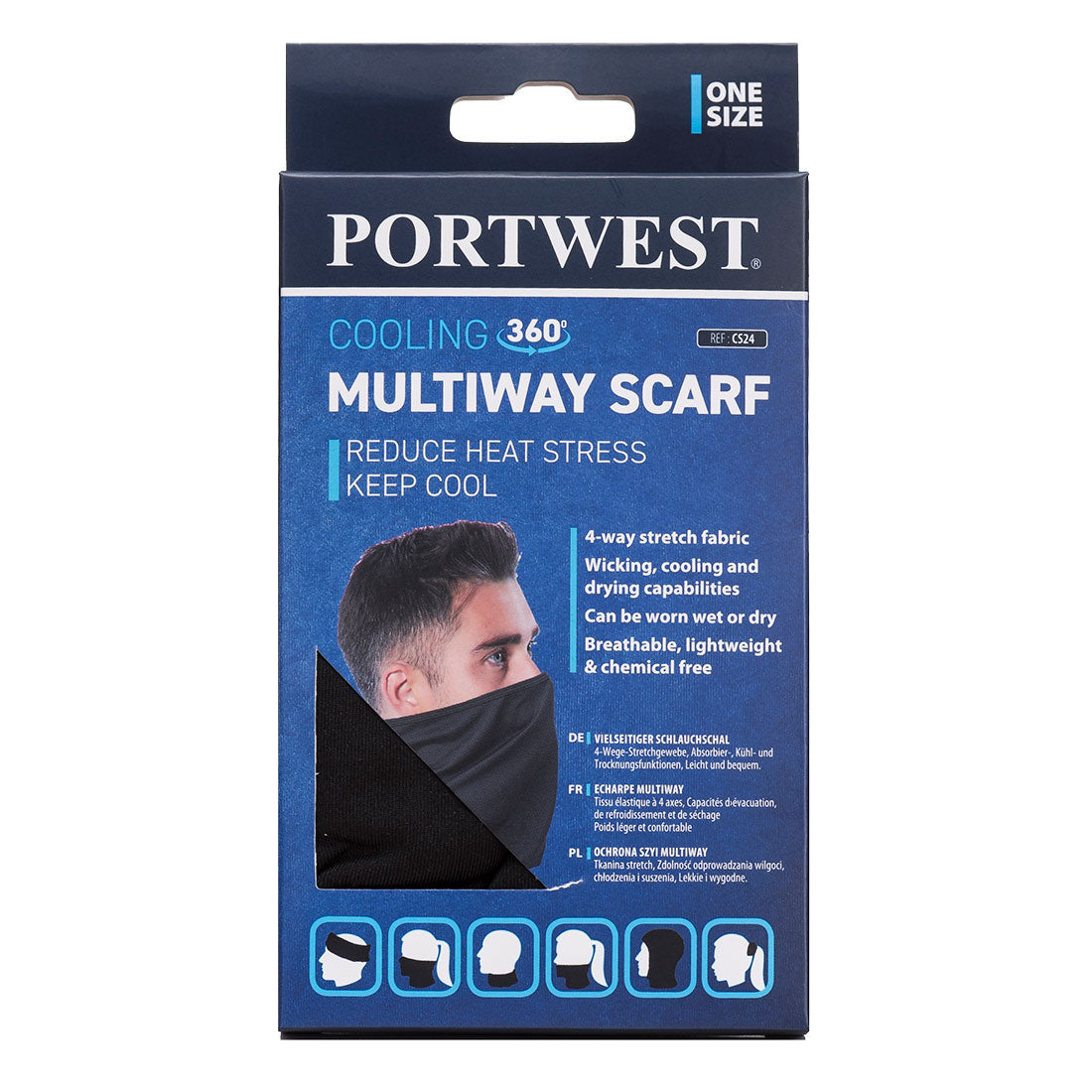Portwest CS24 Cooling Multiway Scarf